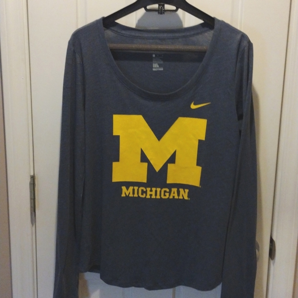 Nike Michigan long sleeve tshirts.